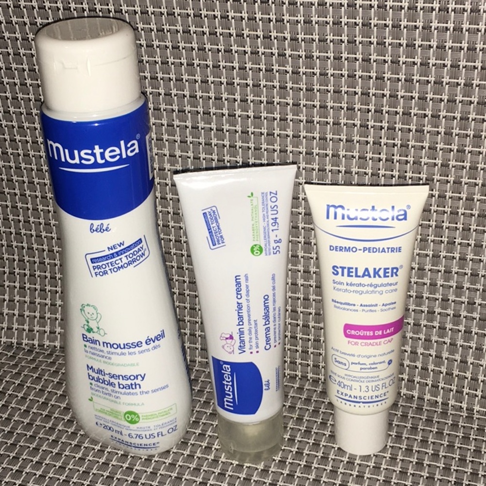 👶3-pack for baby care MUSTELA👶